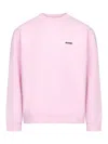 Jacquemus Pink Organic Cotton Fleece The Gros Grain Sweatshirt In Pink