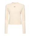 Jacquemus Le Gros Grin Logo-detail Long-sleeve T-shirt