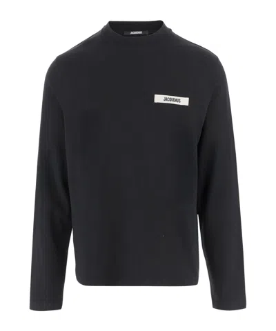 JACQUEMUS JACQUEMUS LE T-SHIRT GROS GRAIN CREWNECK T-SHIRT