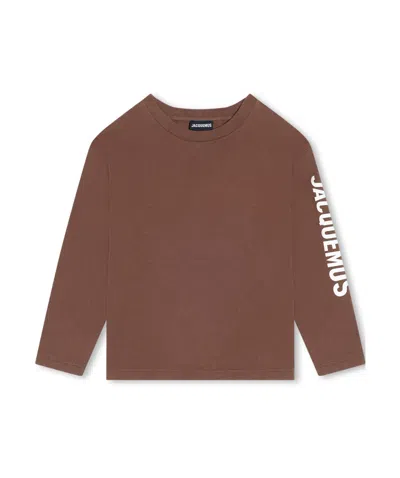 Jacquemus Long-sleeved T-shirt In Red