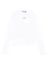 Jacquemus Long-sleeved T-shirt With Applique In White