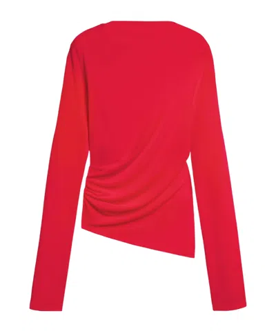 Jacquemus Long-sleeved Top In Red