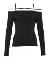 Jacquemus Long-sleeved Tops In Black