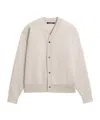 Jacquemus Long-sleeved Wool Cardigan In White