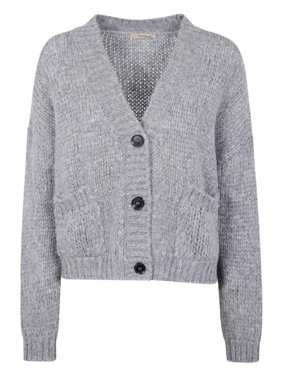 Jacquemus Long Sleeves Cardigan In Gray