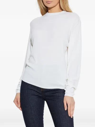 Jacquemus Long-sleeves Top In White