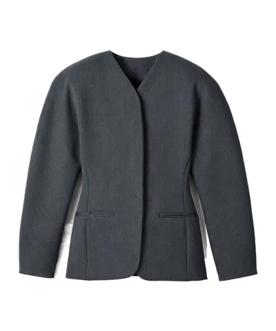 Jacquemus Long-sleeve Jacket In Blue