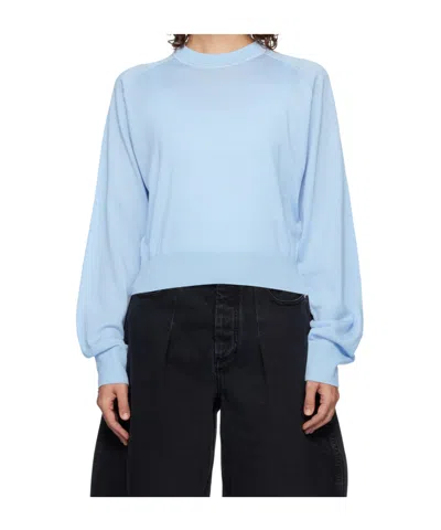 Jacquemus Long-sleeve Knit Top In Blue
