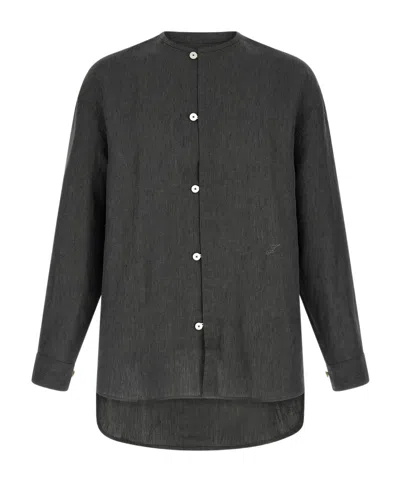 Jacquemus Long-sleeve Striped Shirt In Multi