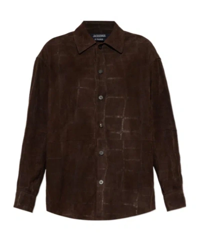 Jacquemus Long-sleeved Shirt In Brown