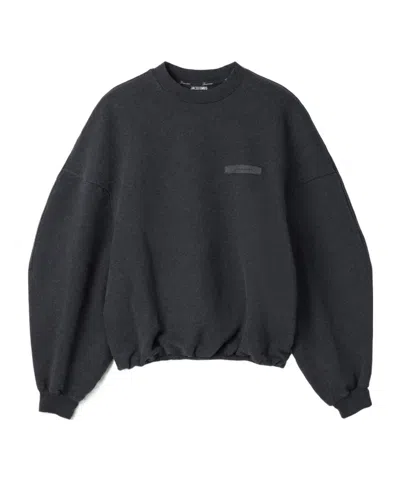 Jacquemus The Ruban Sweatshirt In Black