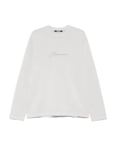 Jacquemus Long-sleeved T-shirt In Neutral