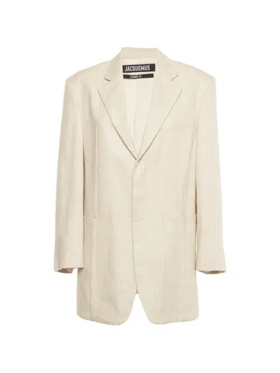 Pre-owned Jacquemus Long-sleeves Blazer In Neutrals