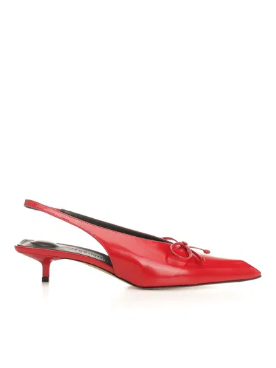 JACQUEMUS LOW SLINGBACKS CUBISTO