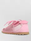 Jacquemus Les Tennis Suede And Leather Trimmed Mesh Sneakers In Pink
