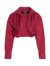 Jacquemus Ma Viscose Shirt And Blouse Fuchsia
