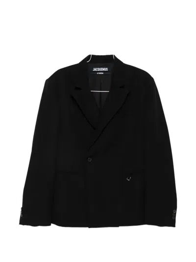 Pre-owned Jacquemus Madeiro Wool Blazer In Black