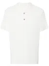 Jacquemus Le Maille Polo Shirt In White