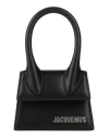 Jacquemus Man Handbag Black Size - Leather In Black