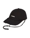 Jacquemus Hat The Cap Artichoke Black In Cotton Men In Black