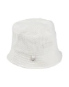 Jacquemus Le Bob Belo Cable Stitch Bucket Hat In White