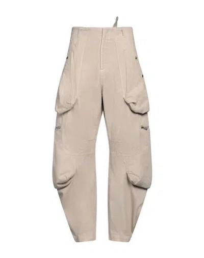 Jacquemus Man Pants Beige Size 30 Cotton In Beige