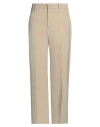 Jacquemus Man Pants Beige Size 34 Viscose, Silk In Beige