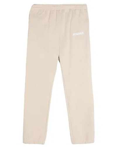 JACQUEMUS JACQUEMUS MAN PANTS BEIGE SIZE XL ORGANIC COTTON