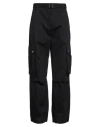 Jacquemus Man Pants Black Size 38 Cotton, Linen