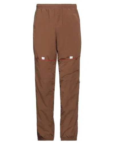 Jacquemus Man Pants Brown Size 34 Polyamide