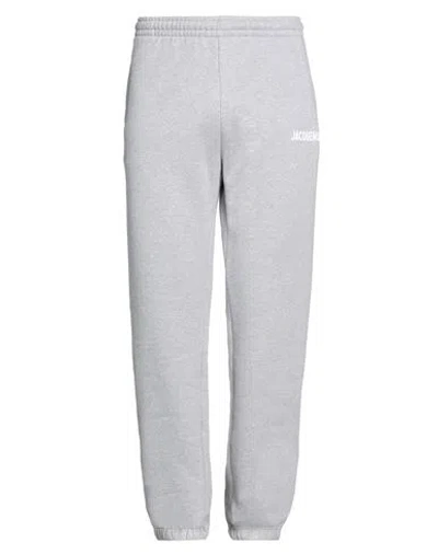 Jacquemus Man Pants Grey Size Xl Organic Cotton