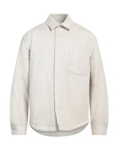 Jacquemus Button-down Shirt Curved Hemline Long Sleeves In Neutral