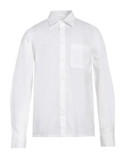 Jacquemus Man Shirt White Size 44 Cotton, Elastane