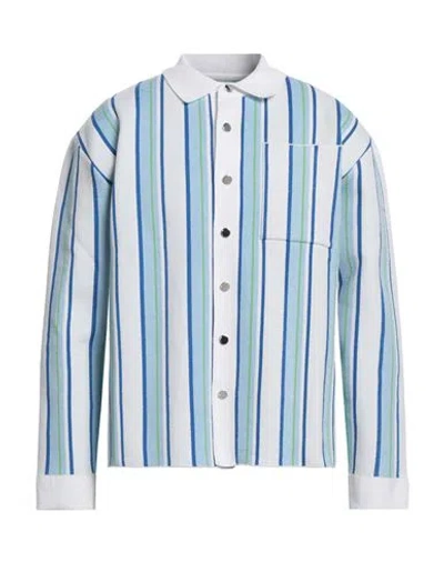 Jacquemus Man Shirt White Size L Cotton, Recycled Polyester, Polyester