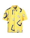 Jacquemus La Chemise Jean Monogramme Black Yellow In Yellow