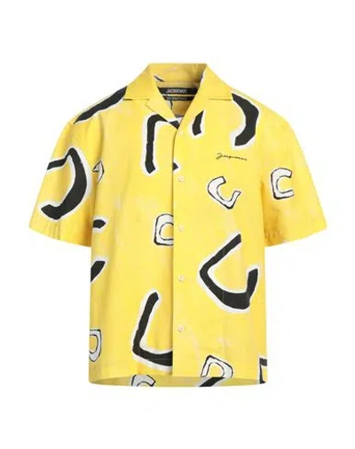 Jacquemus Jean Bowling Shirt For Men In Yellow
