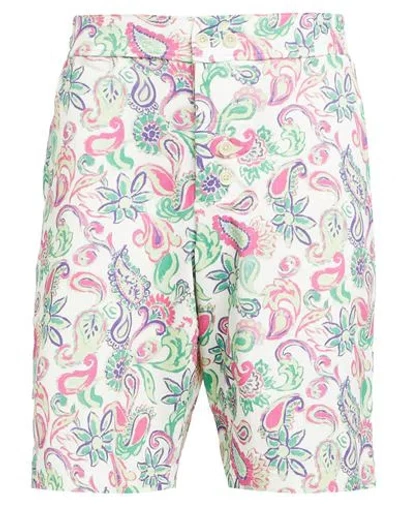 Jacquemus Man Shorts & Bermuda Shorts Cream Size L Cotton In White
