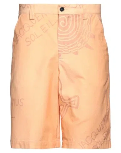 Jacquemus Man Shorts & Bermuda Shorts Mandarin Size 30 Cotton