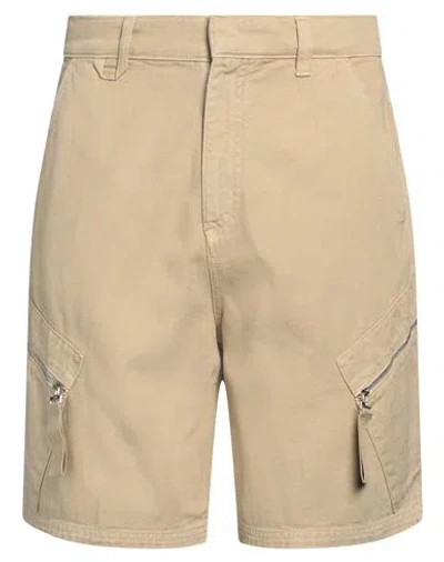 JACQUEMUS JACQUEMUS MAN SHORTS & BERMUDA SHORTS SAND SIZE 36 COTTON
