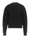 Jacquemus Honeycomb Knitted Sweater In Black