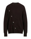 Jacquemus Man Sweater Brown Size M Polyamide, Acrylic, Alpaca Wool, Wool In Brown