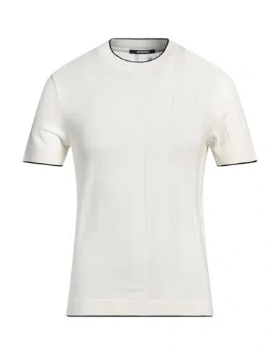 Jacquemus Le T-shirt Tricot In Beige