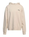 Jacquemus Man Sweatshirt Beige Size Xl Cotton