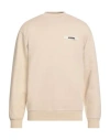 Jacquemus Mens Beige Gros Grain Crewneck Cotton-jersey Sweatshirt In Multi