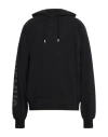 Jacquemus Hooded Typo Sweatshirt With Logoed Sleeve In Black