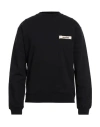 Jacquemus Man Sweatshirt Black Size Xxl Organic Cotton