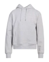 Jacquemus Men's Grosgrain Logo Hoodie In Grey