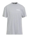 Jacquemus Man T-shirt Light Grey Size Xl Organic Cotton In Gray