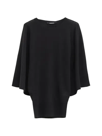 Jacquemus Mananco Round-neck Sweater In Black