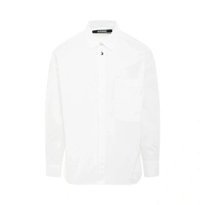 Jacquemus Manches Longue Shirt In White